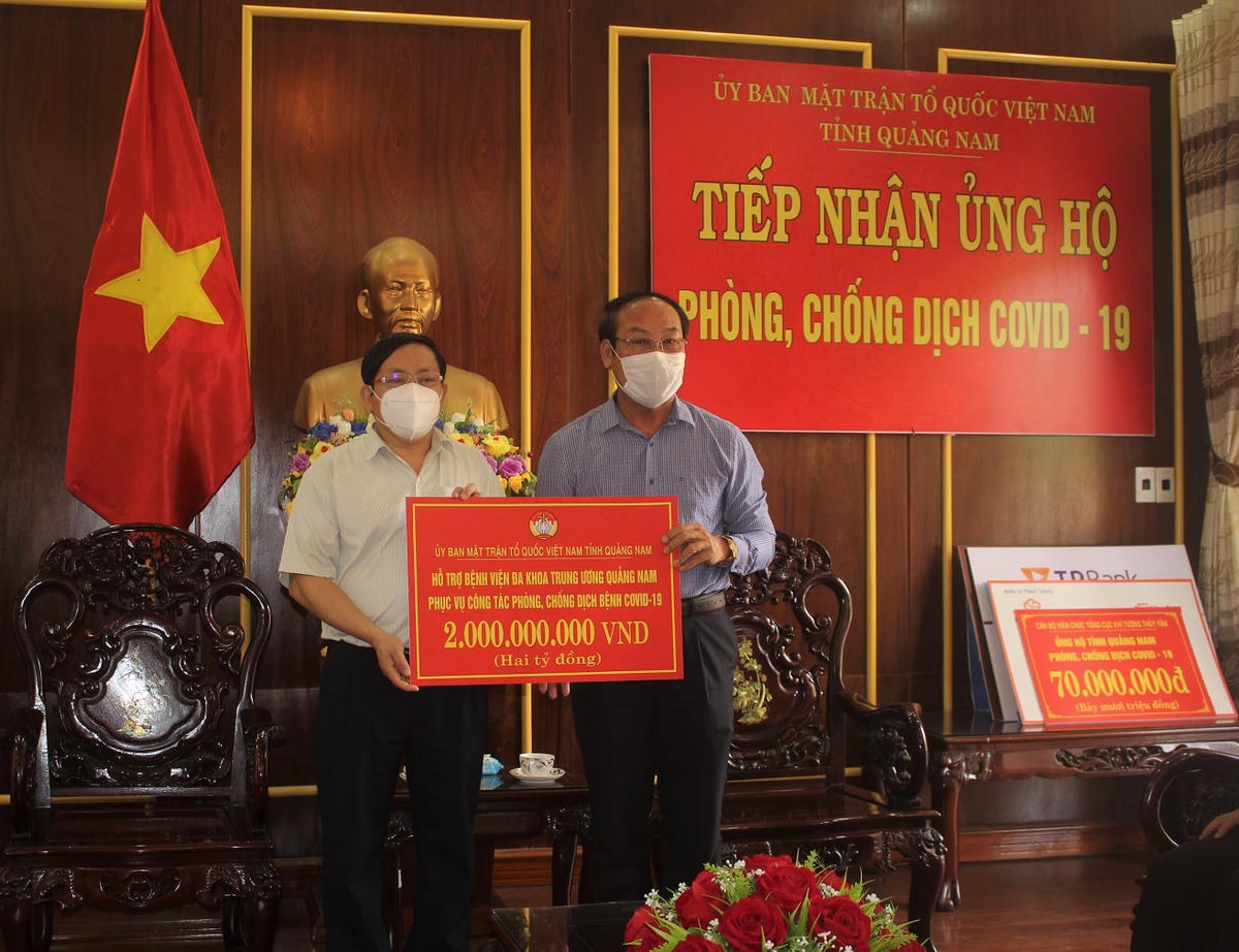 BẢN TIN MẶT TRẬN: MTTQ Quảng Nam hỗ trợ 2 tỷ đồng cho công tác phòng, chống Covid-19
