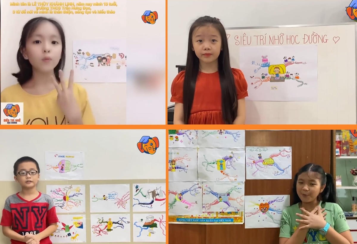 Sử dụng sơ đồ tư duy giúp trẻ ghi nhớ tốt hơn nhiều so với cách học truyền thống.