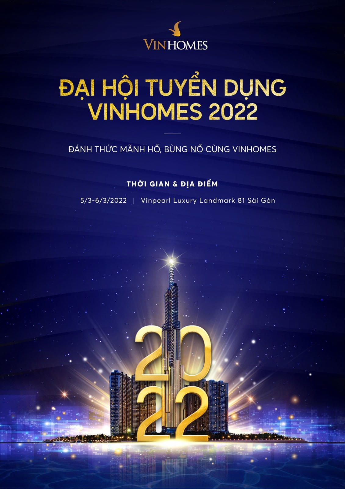 Vinhomes tổ chức Đại hội tuyển dụng đầu tiên của năm 2022