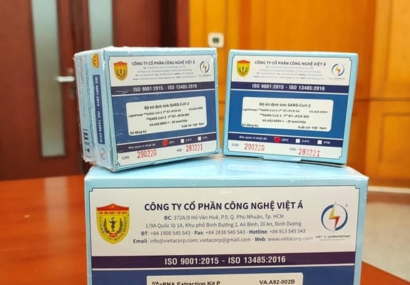 Bộ xét nghiệm Covid-19 của Công ty cổ phần Công nghệ Việt Á  (ảnh TL) 