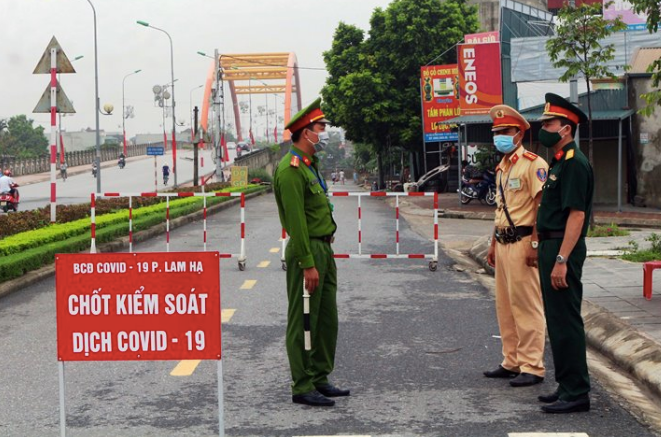Nơi bà H. cư trú đang được phong tỏa.