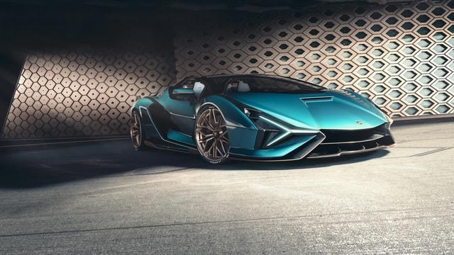Mẫu Lamborghini Sian mui trần.  
