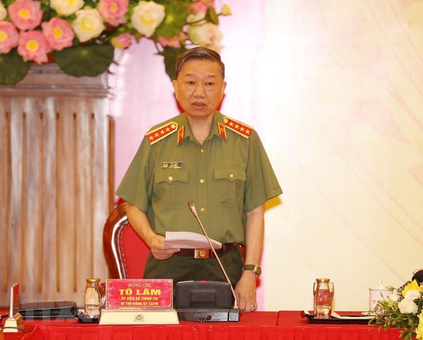 [ẢNH] Tổng Bí thư, Chủ tịch nước chỉ đạo Hội nghị Đảng ủy Công an Trung ương