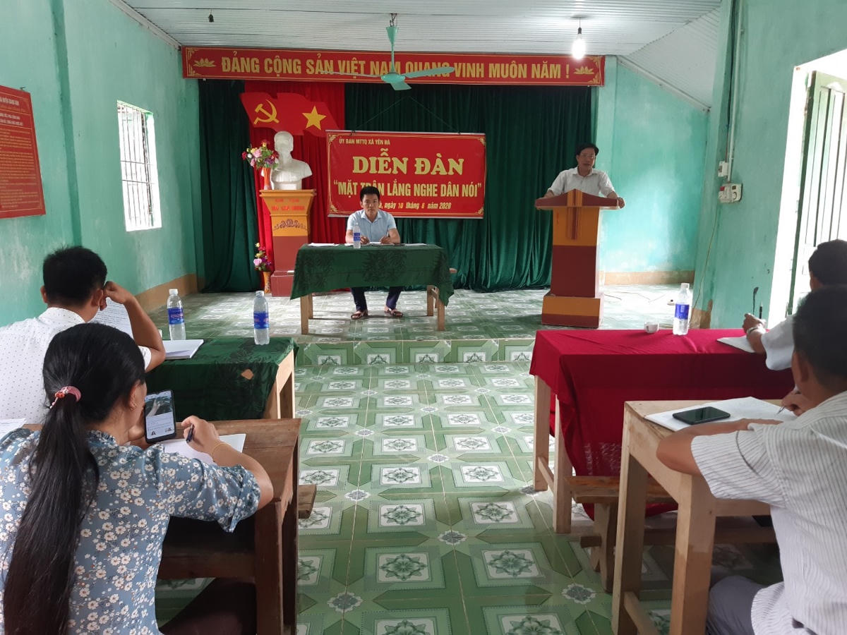 Qua diễn đàn “Mặt trận lắng nghe dân nói” nhiều kiến nghị, bức xúc của người dân trên địa bàn huyện Quang Bình (Hà Giang) đã được giải quyết kịp thời