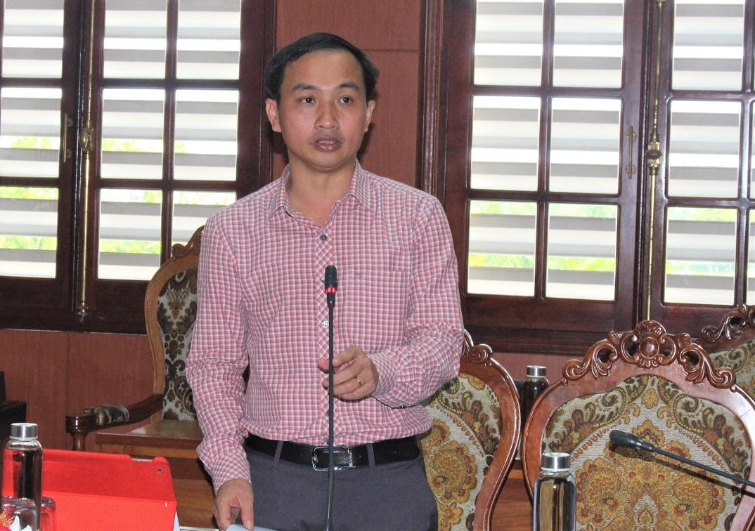 Ông Nguyễn Hồng Lai, phát biểu tại buổi họp.