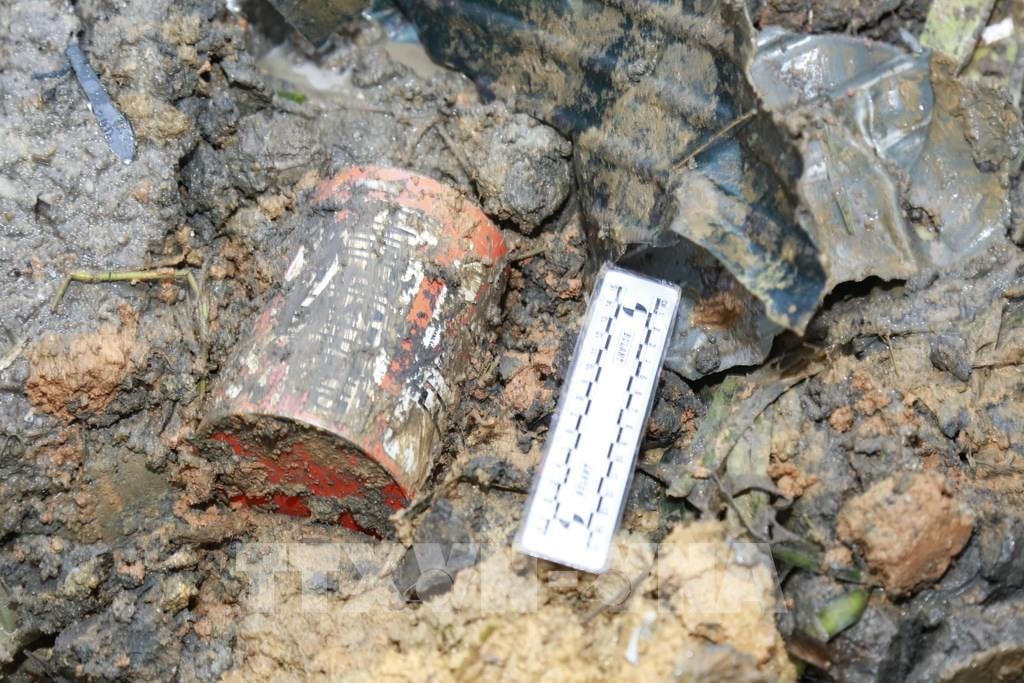 Chiếc hộp đen được tìm thấy hôm 23/3. Ảnh: Tân Hoa Xã.