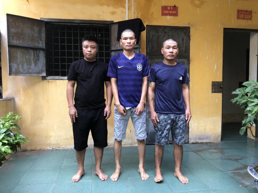 Các đối tượng tại cơ quan công an