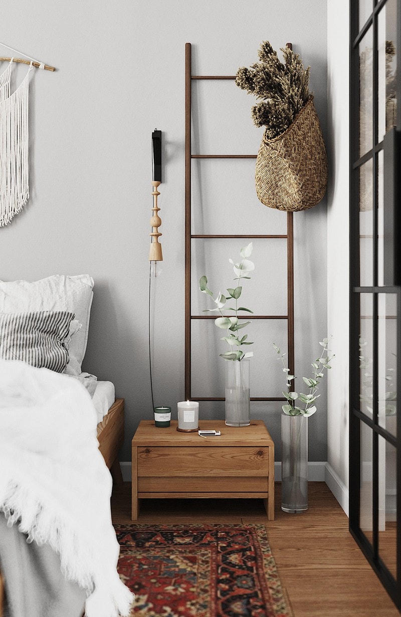 Căn hộ lạ mắt với đồ nội thất mây tre đan