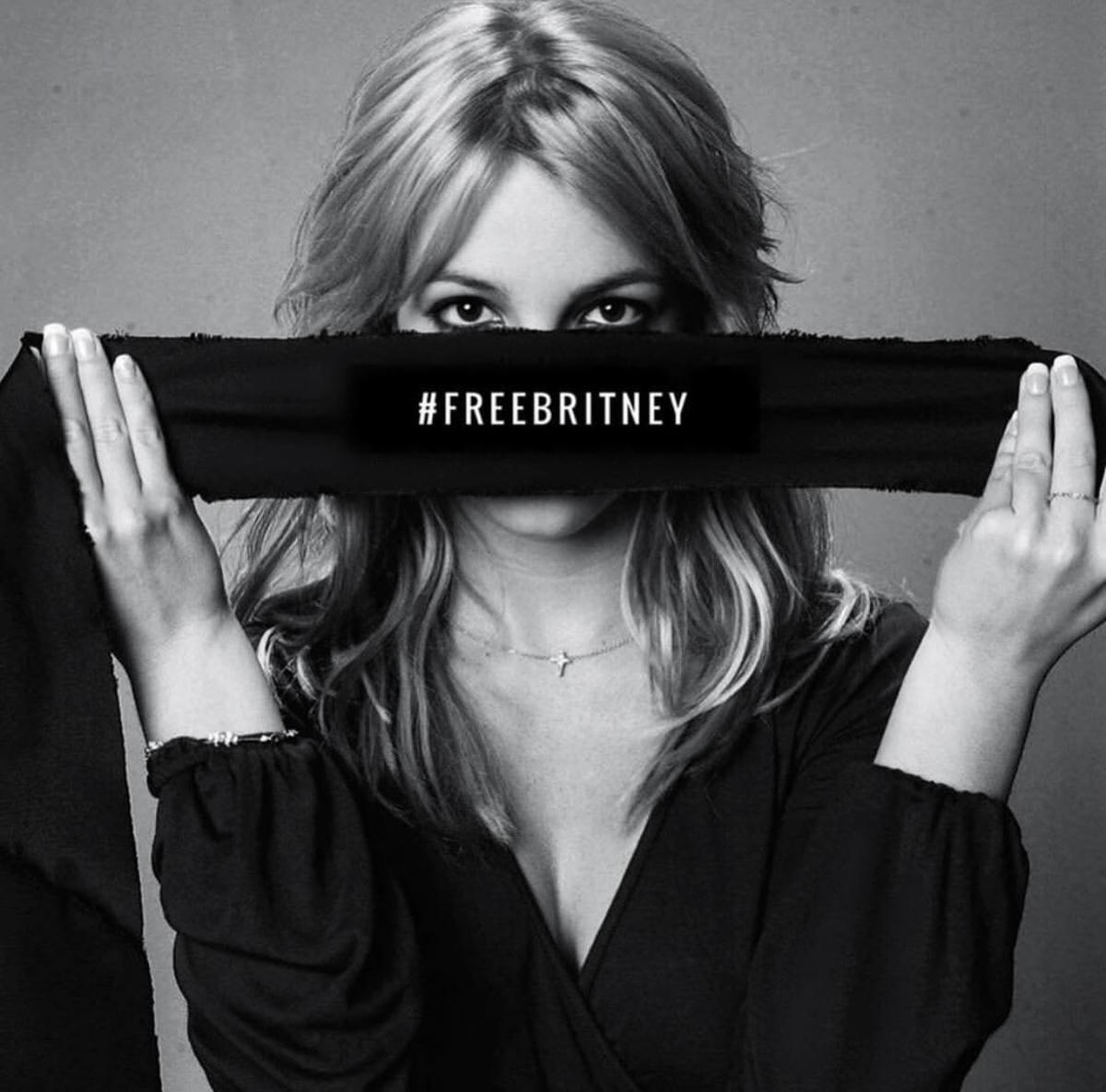 #FreeBritney đã trở thành làn sóng mạnh mẽ trong năm 2021, giúp Britney Spears đòi lại quyền tự do. Ảnh: CromosomaX.