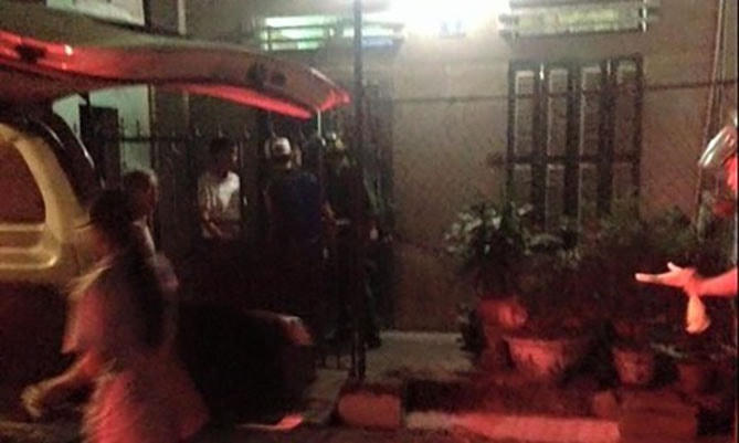 Hiện trường vụ thanh niên "ngáo đá" sát hại cha mẹ xảy ra tại TP Nam Định năm 2015.