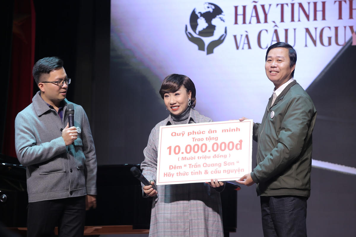 Các nhà hảo tâm úng hộ dự án thiện nguyện "Hãy tỉnh thức và nguyện cầu".