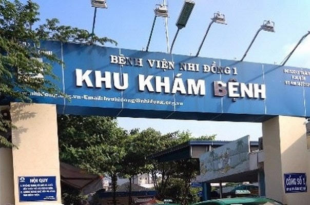 Bệnh viện Nhi đồng 1 Thành phố Hồ Chí Minh.  