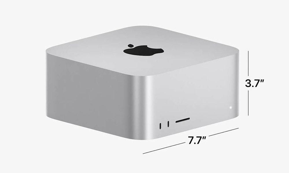 Ngoại hình mẫu Mac Studio mới. (Ảnh: Apple).