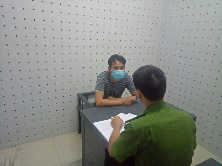 Đinh Văn Quang làm việc với cơ quan điều tra.