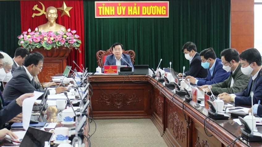 Tại hội nghị lần thứ 48 của Ban Thường vụ Tỉnh ủy Hải Dương, Bí thư Tỉnh uỷ Phạm Xuân Thăng khẳng định khẳng định xử lý nghiêm cán bộ vi phạm, không có vùng cấm.