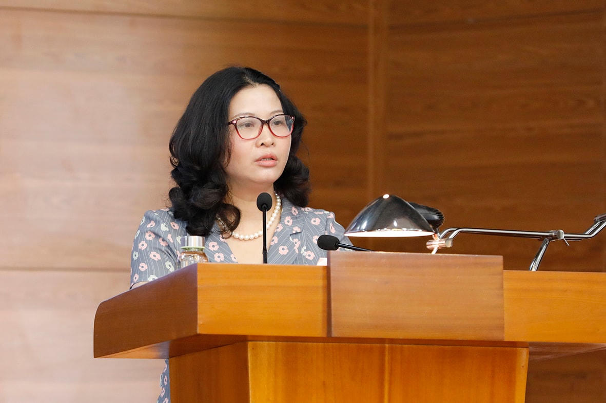 Ứng cử viên Nguyễn Thị Lan hứa sẽ cử chuyên gia nông nghiệp hỗ trợ huyện Quốc Oai.