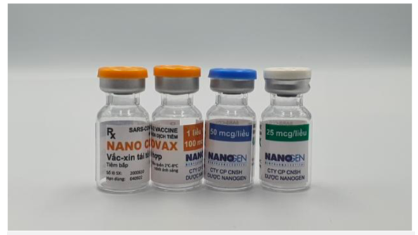 Những lọ vaccine phòng Covid-19 của công ty Nanogen. (Nguồn: Sưu tầm).