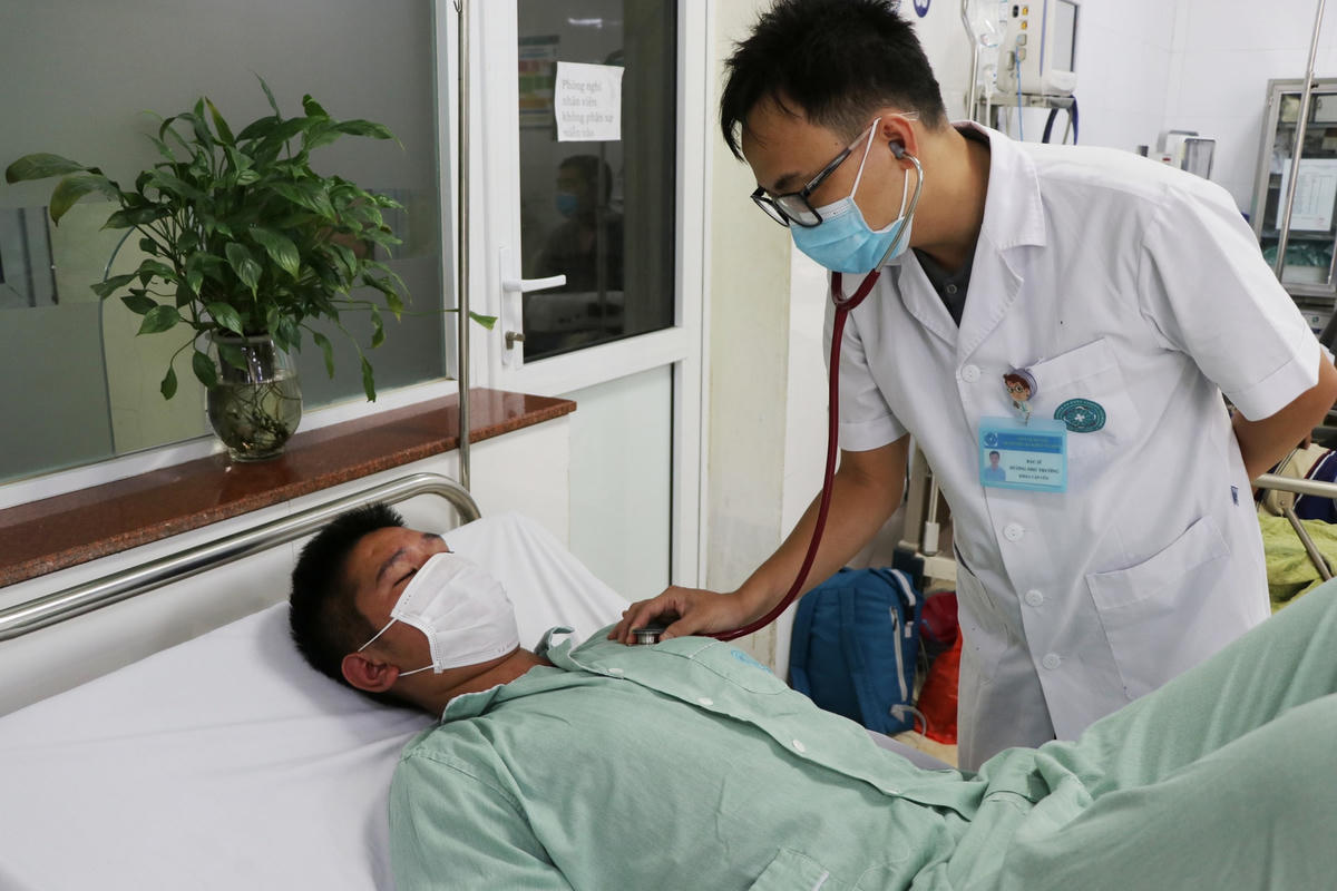 Điều trị bệnh nhân mắc sốt xuất huyết.