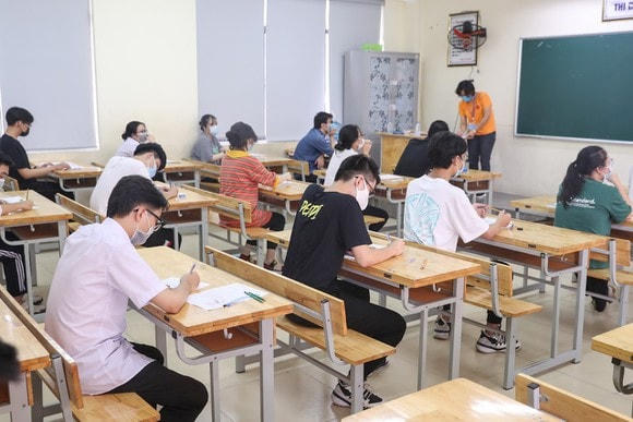 Thí sinh dự thi tốt nghiệp THPT 2021.