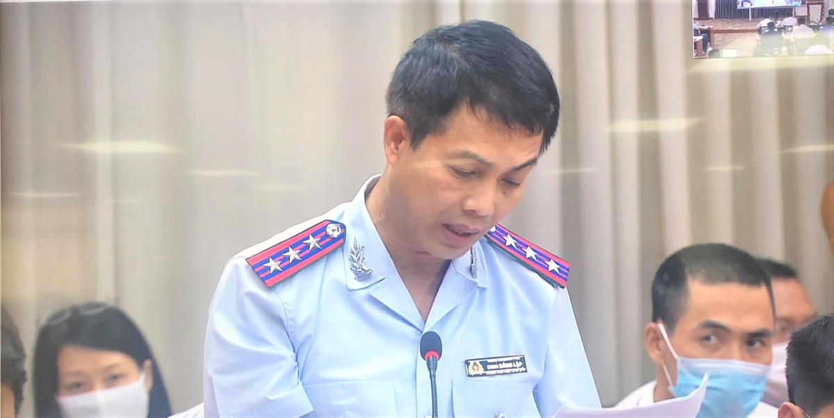 Ông Dương Đăng Lập, Thanh tra viên cao cấp thuộc Thanh tra Chính phủ thông tin kết quả rà soát tại KĐTM Thủ Thiêm.