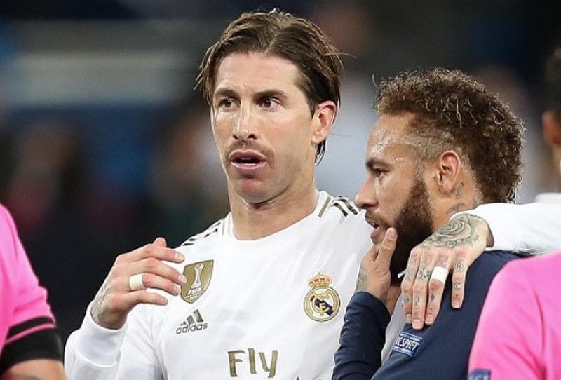 Neymar đã động viên Sergio Ramos chuyển tới PSG.