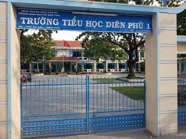 Trương tiểu học Diên Phú 1, huyên Diên Khánh, Khánh Hòa.