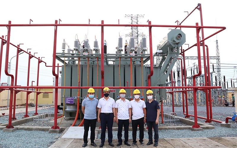 BA3 đóng điện thành công MBA T2 TBA 110kV Hưng Nguyên, tỉnh Nghệ An