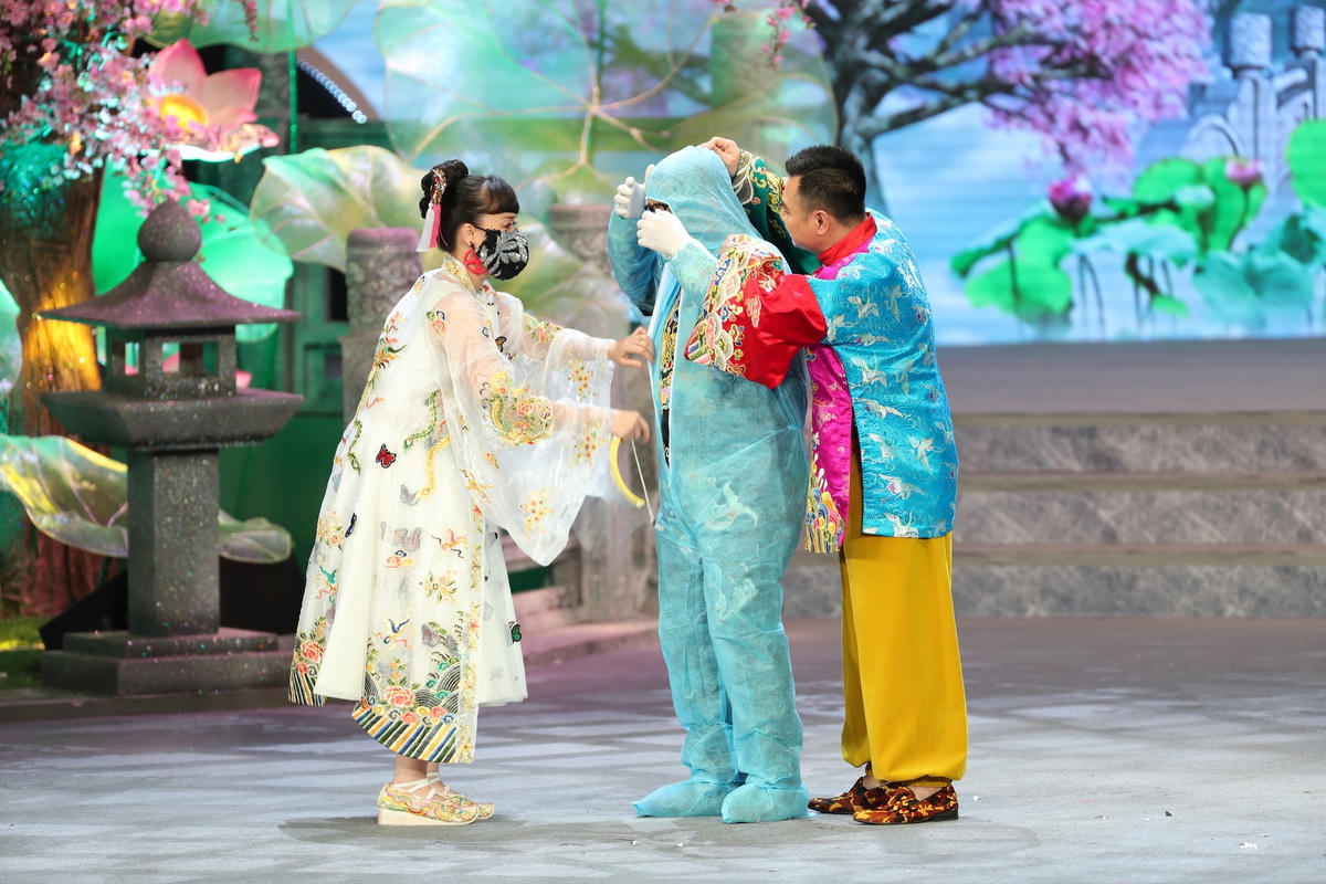 Câu chuyện Covid-19 là một trong những điểm nhấn của chương trình.
