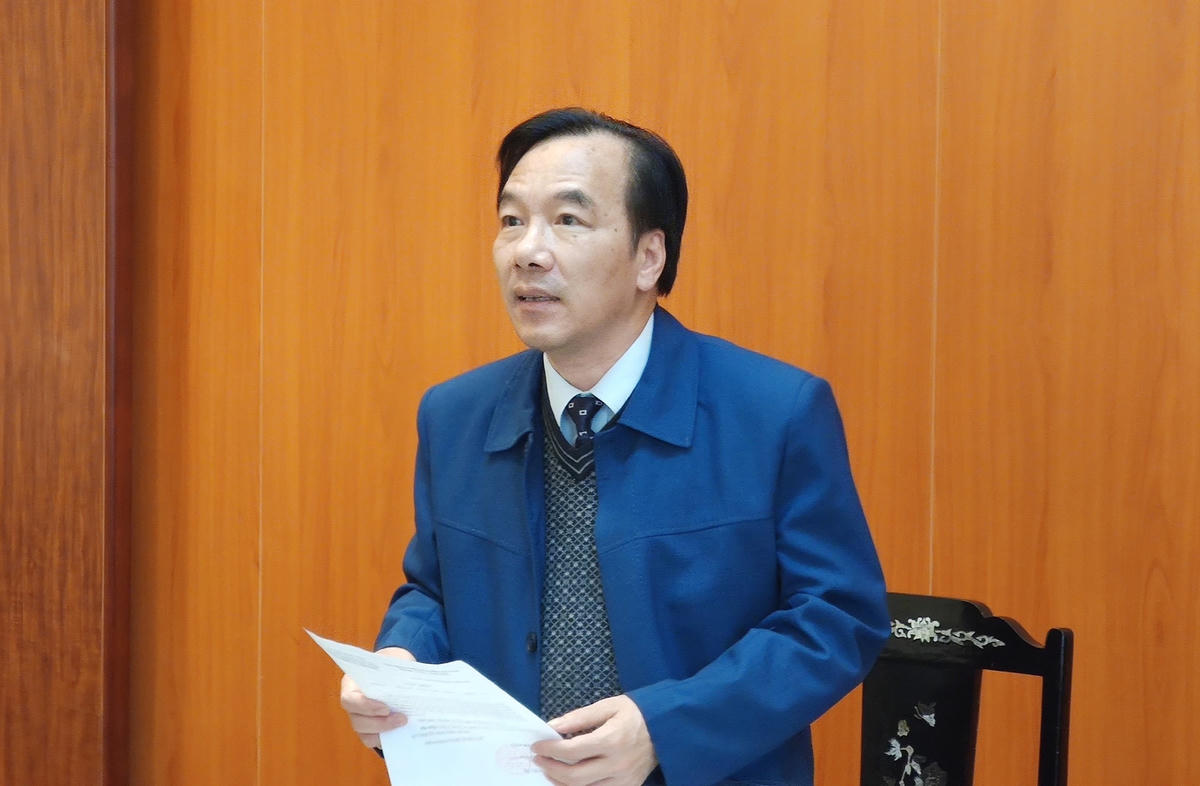 Phó Chủ tịch Ngô Sách Thực phát biểu tại Hội nghị.