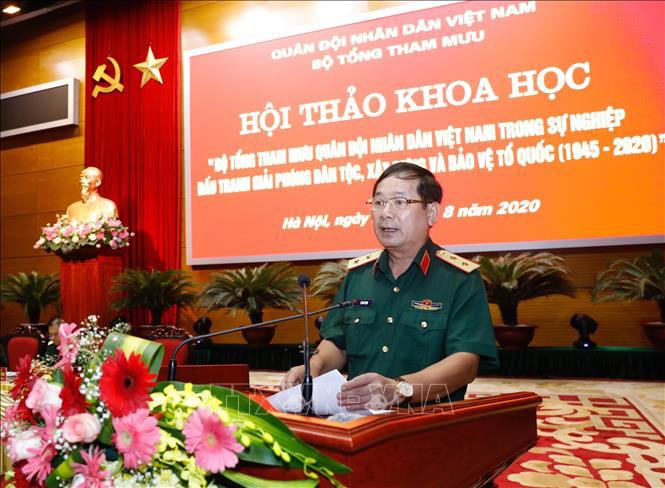 Thượng tướng Lê Huy Vịnh, tân Thứ trưởng Bộ Quốc phòng (khi còn là Trung tướng). Ảnh: TTXVN.