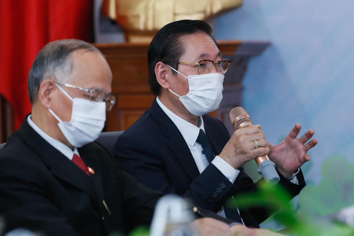 Luật sư Nguyễn Văn Chiến phát biểu tại Tọa đàm. Ảnh: Quang Vinh.