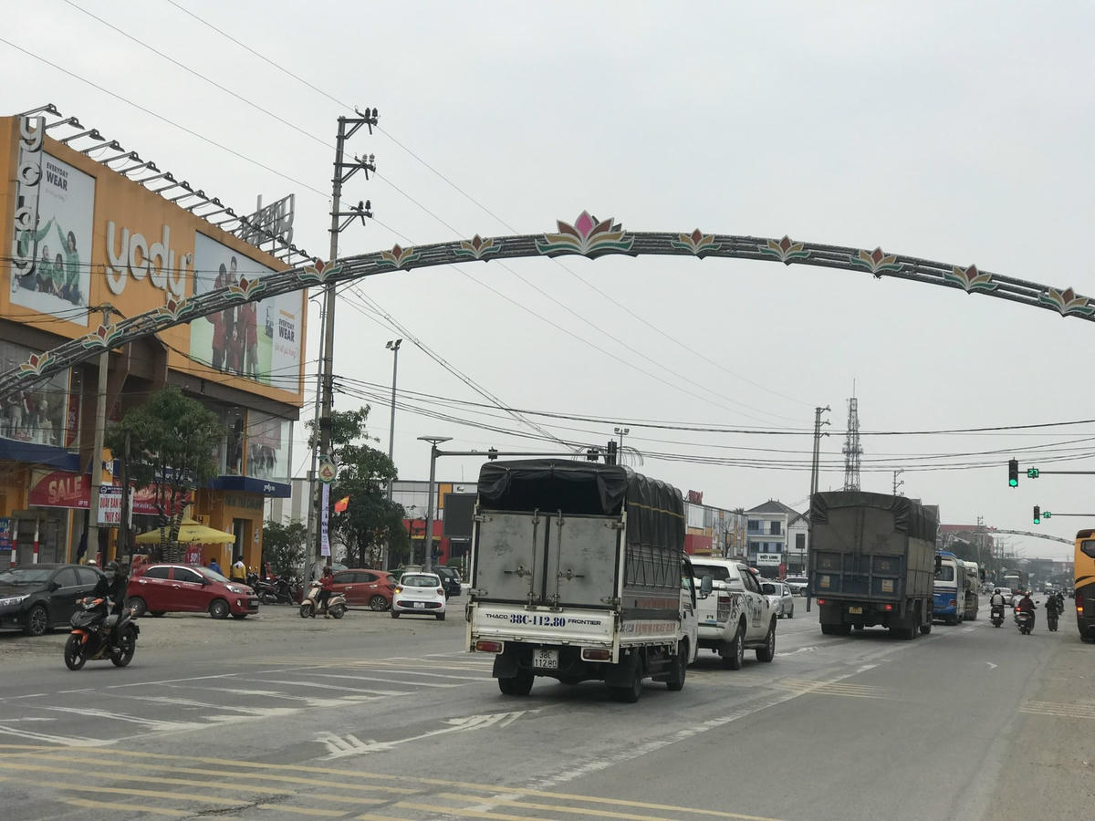 Khu kinh tế Vũng Áng phát triển kéo theo sự sôi động của thị xã Kỳ Anh.