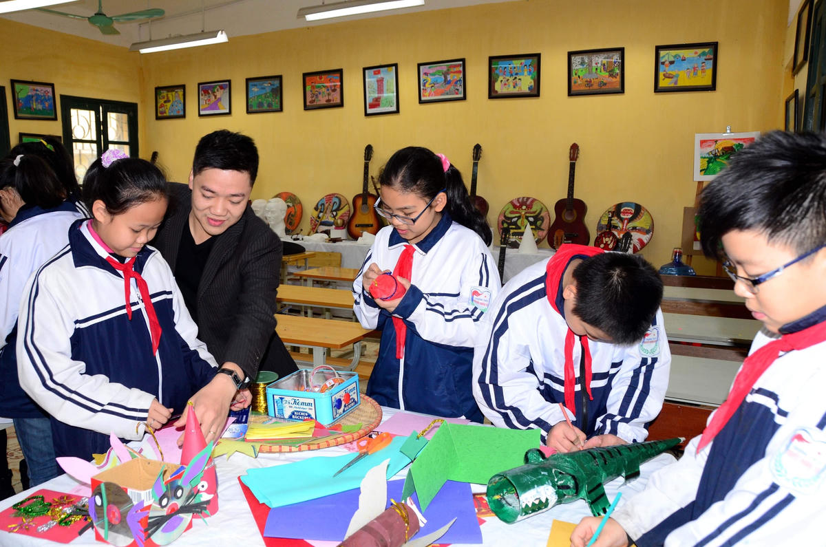 Việc xây dựng kế hoạch năm học mới tới dây được đặt mục tiêu phải linh hoạt (ảnh Phạm Quang Vinh) 