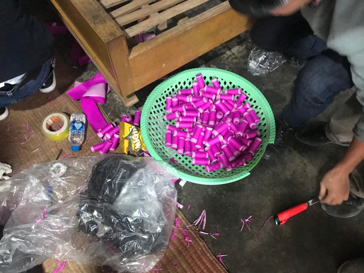 Số lượng pháo do Cao tự sản xuất tại nhà.