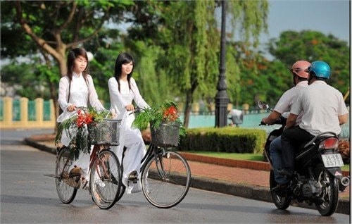 Hà Nội nghiên cứu xây dựng mô hình "xe đạp công cộng" dành cho học sinh, sinh viên các trường đại học, cao đẳng trên địa bàn thành phố... Ảnh minh họa.