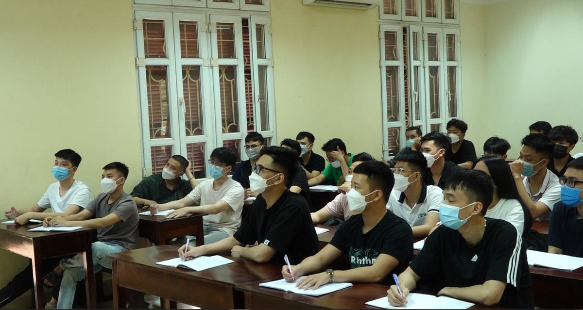 Sinh viên Trường Đại học Thủy lợi.