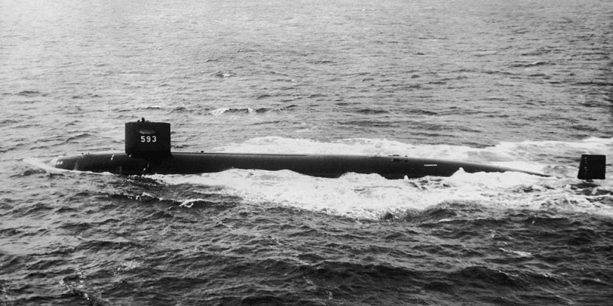Tàu ngầm hạt nhân USS Thresher. Ảnh: Getty.