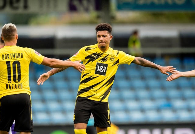 Sancho có 30 bàn thắng và 38 pha kiến tạo trong 78 lần ra sân ở Bundesliga.