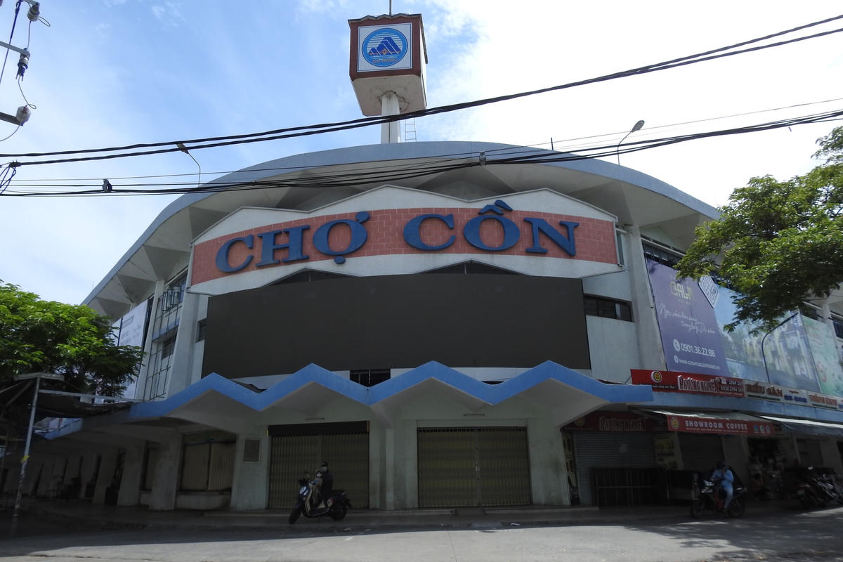 Chợ cồn lớn nhất Đà Nẵng dừng hoạt động kể từ ngày 12/1. Ảnh B.Nguyên.