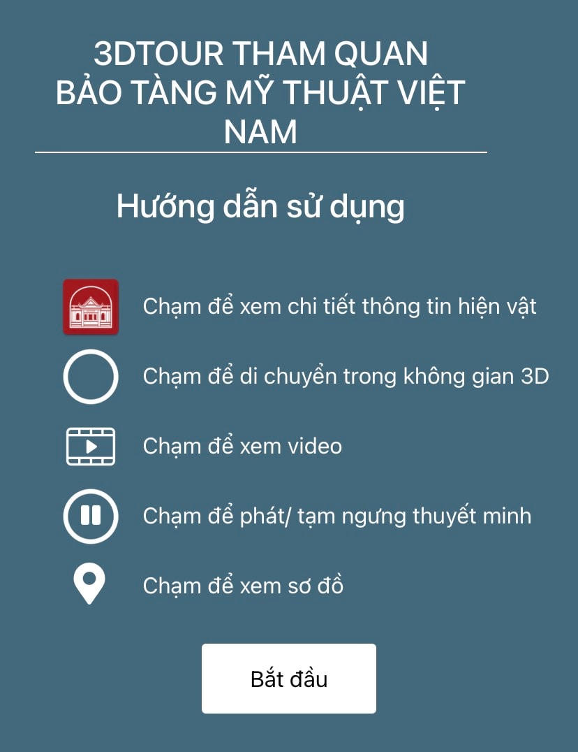 Thông qua website vnfam.vn người xem dễ dàng thăm quan Bảo tàng Mỹ thuật Việt Nam. 
