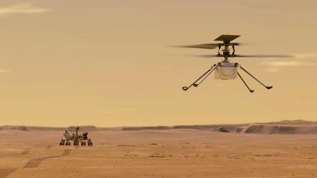 [VIDEO] Xem robot trực thăng của NASA cất cánh trên sao Hỏa