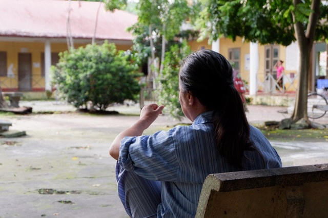 Một bệnh nhân trầm cảm đang điều trị tại Bệnh viện Tâm thần Trung ương I.