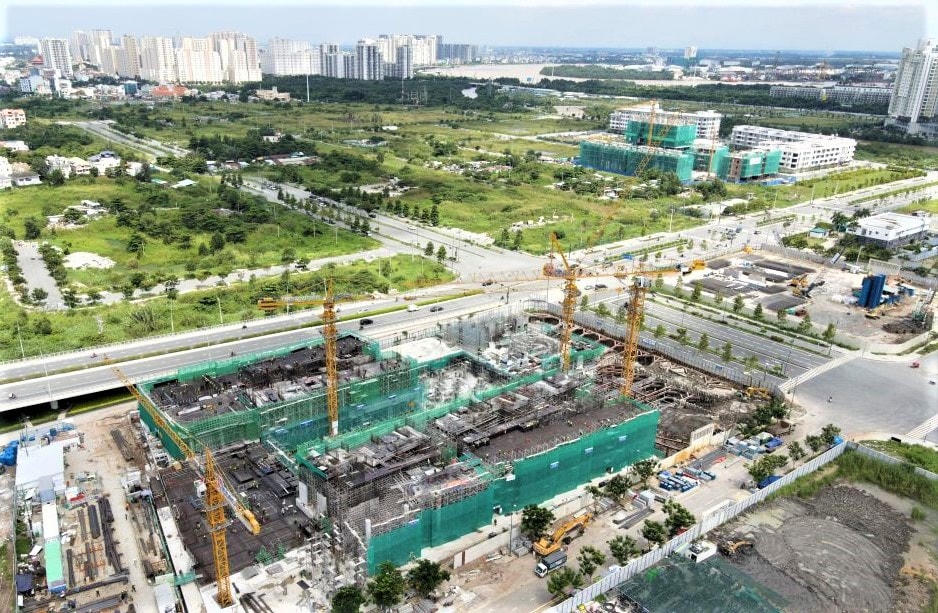 Hiện Khu đô thị mới Thủ Thiêm vẫn ngổn ngang do khiếu kiện kéo dài.