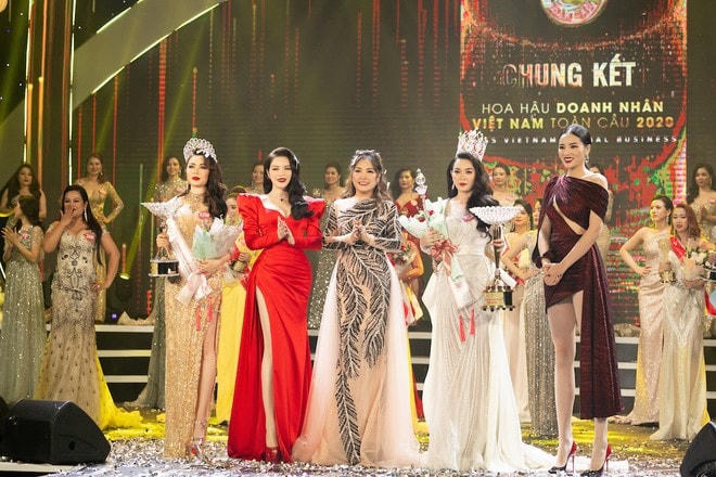 Hình ảnh từ cuộc thi Hoa hậu Doanh nhân Việt Nam toàn cầu 2020.
