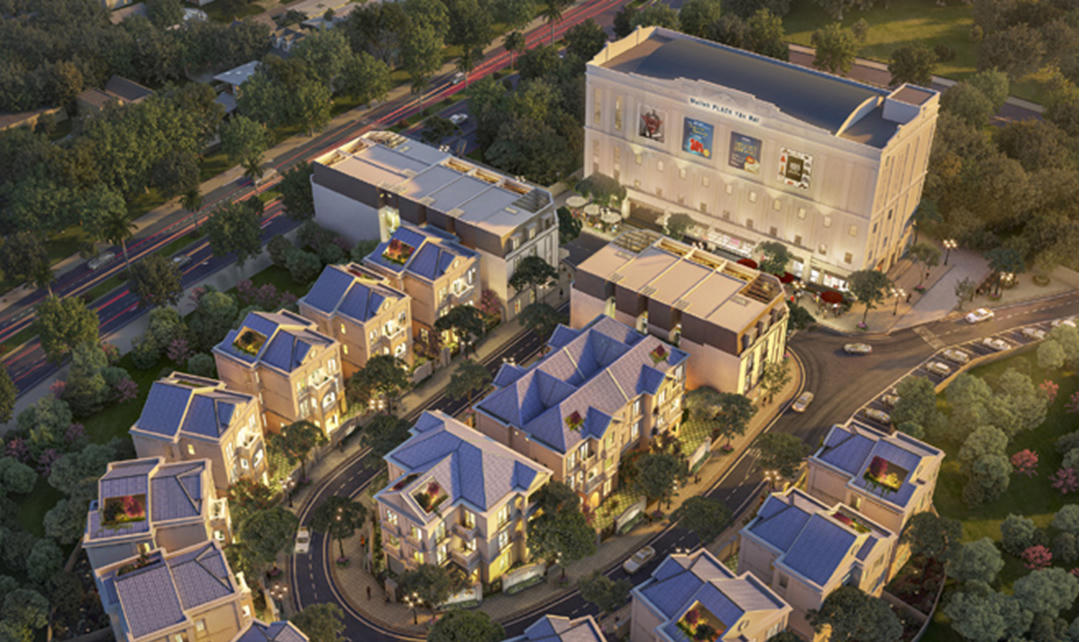 18 căn biệt thự Sapphire Villas được thiết kế mô phỏng Đồi Móng ngựa.