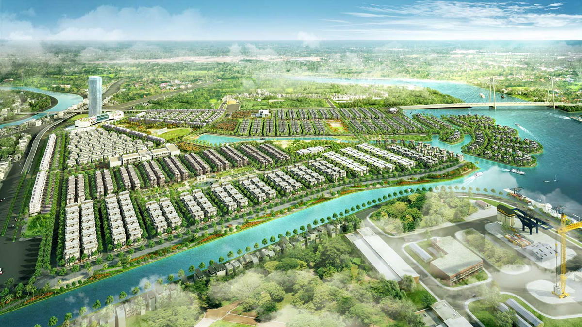 Phối cảnh Khu đô thị Hạ Long Xanh.