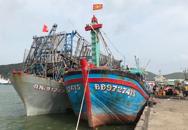 Tàu cá ngư dân.