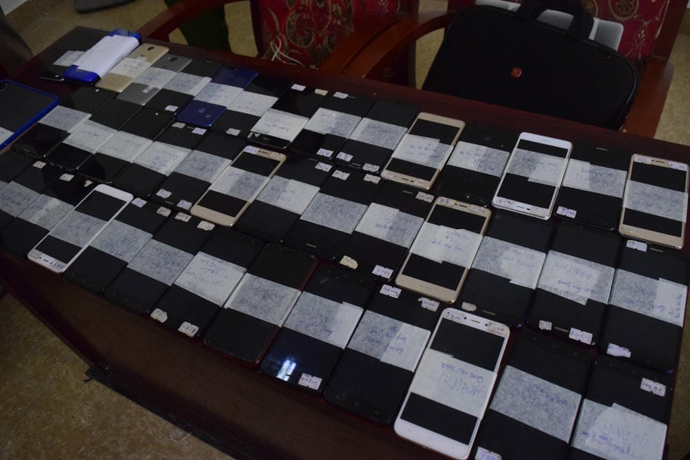 Tang vật vụ án.