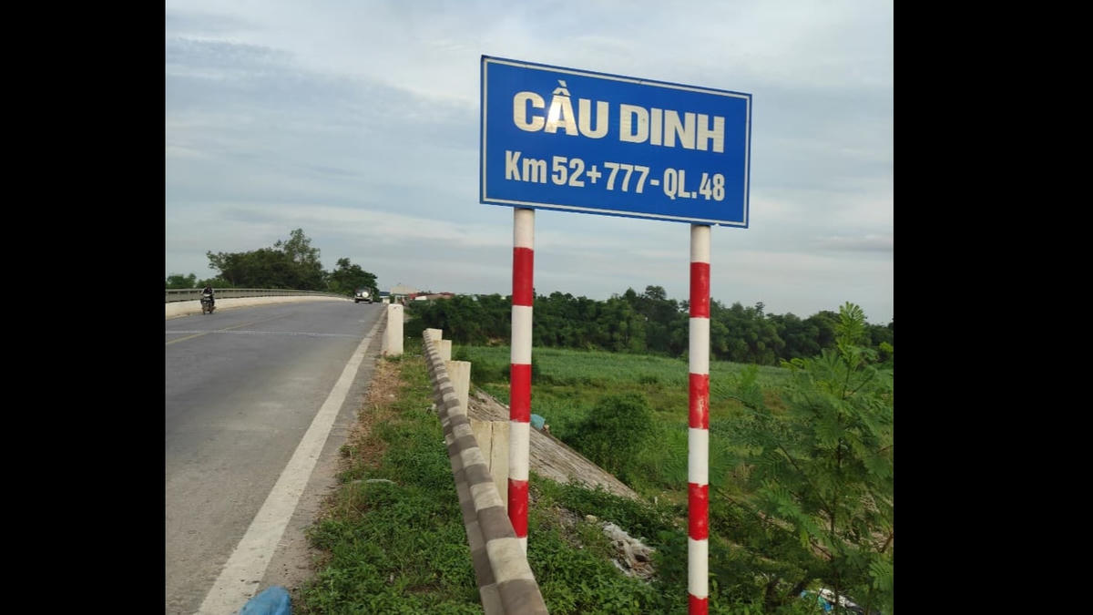 Cầu Dinh, nơi xảy ra vụ bắn nhau trong đêm ngày 14/6.