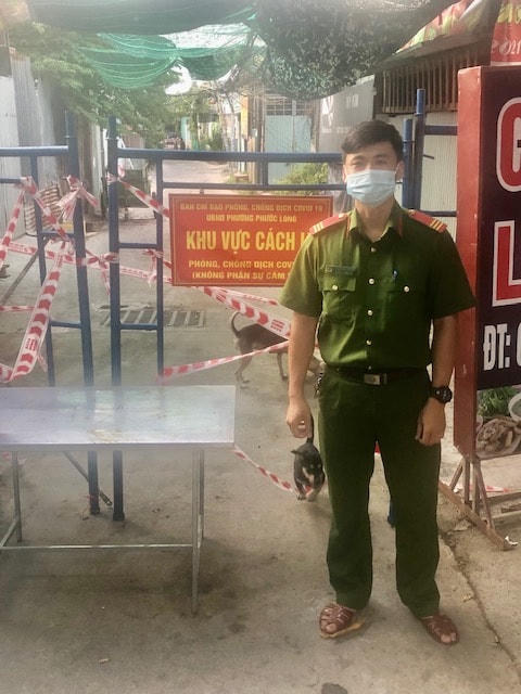 Khu vực cách ly ở phường Phước Long